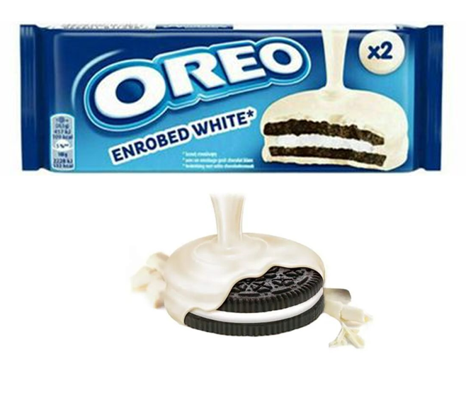 Печенье Oreo с ванильным кремом в белой глазури 41г