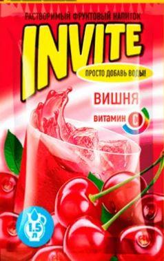 Растворимый напиток Invite Вишня 9г (24 шт в упаковке) 1