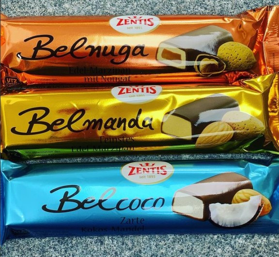 Марципан Zentis Ассорти 60гр Германия