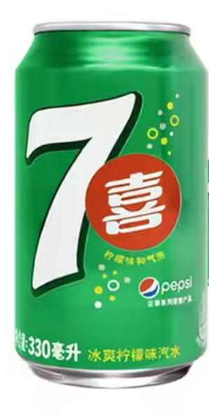 Газированный напиток 7UP Lemon Лимон 330 ml (24шт - упак) / Китай