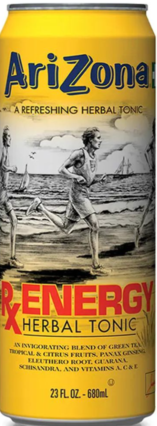 Напиток AriZona Energy Herbal Tonic 650ml (24 шт. в упак)