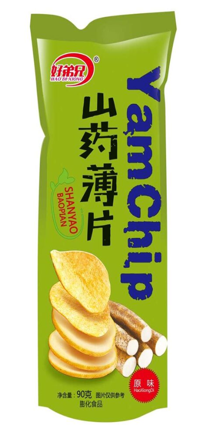 Чипсы YamChip  из ямса Классические (зелёные), 90 г \Китай