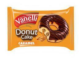 Vanelli Donut Caramel 40gr 6*24 (кекс пончик) №72672