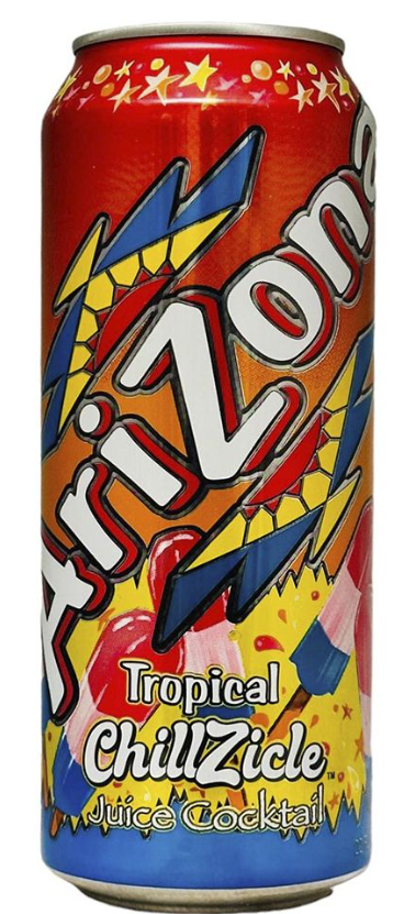 Напиток AriZona Tropical Chillzicle 650ml (24 шт. в упак)