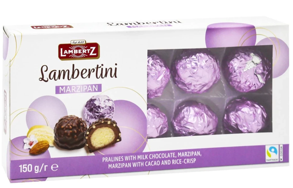 Конфеты Lambertini Marzipan с марципаном, 150г Германия