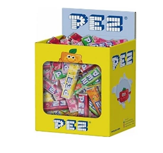 PEZ Блок-дисплей 100шт. ФРУКТЫ /Венгрия/