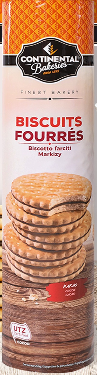 Печенье Continental  Biscuits Fourres 500 гр