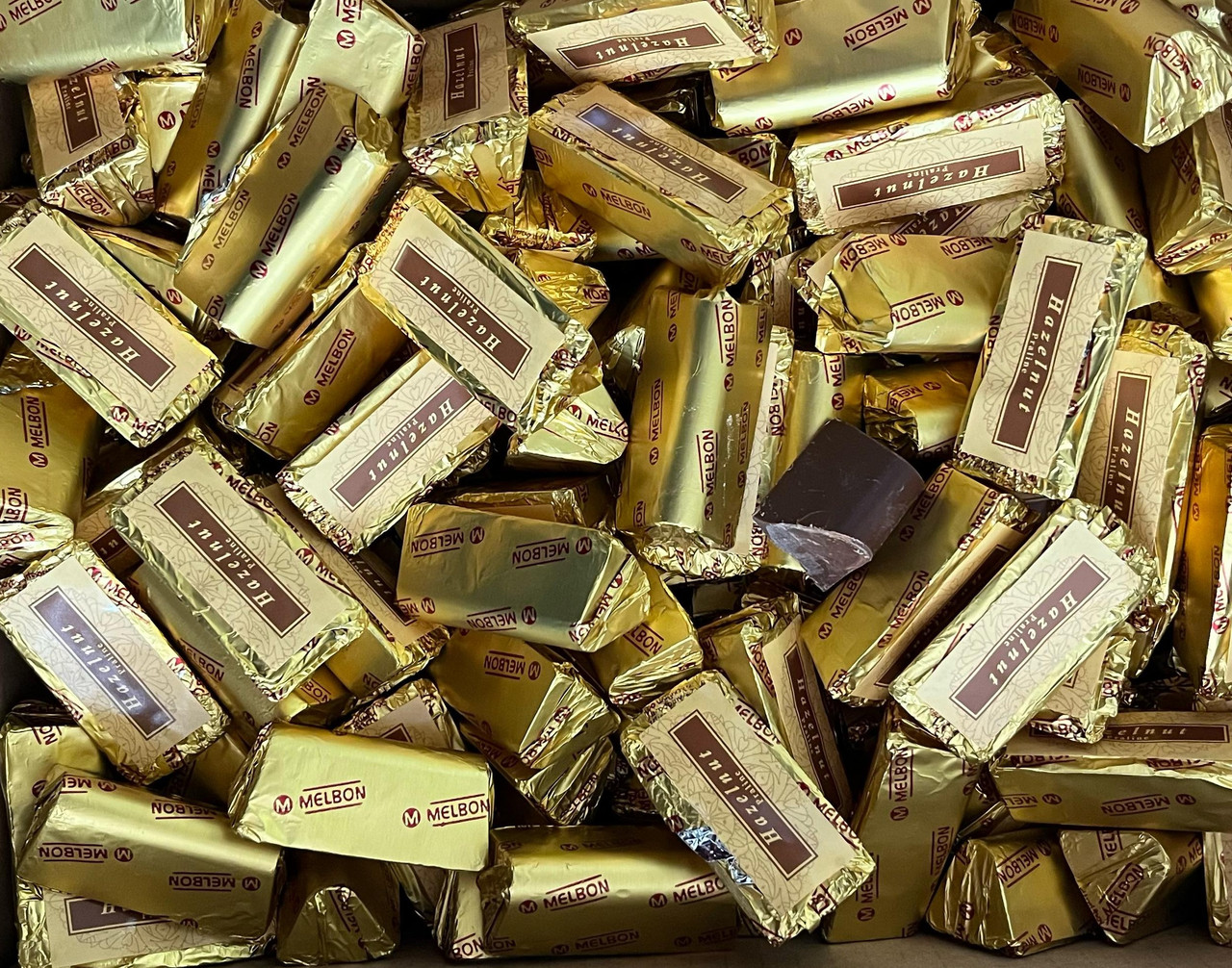 Конфеты СЛИТОК с пралине 200 гр/ Melbon / Греция (Ф)
