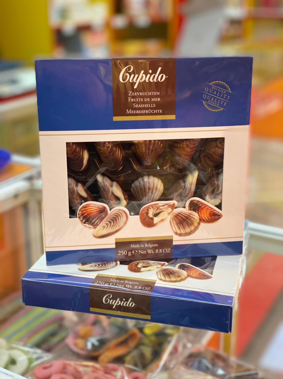 Cupido Шоколад ракушки 250гр.  (Бельгийский шоколад)