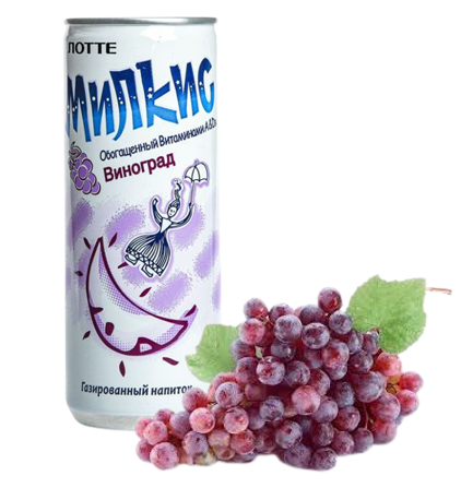 Напиток MILKIS со вкусом ВИНОГРАДА 250 мл (30 шт. в упаковке)