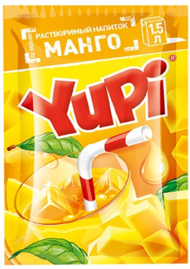 Растворимый напиток Yupi Манго 12 гр\ 24 шт в уп
