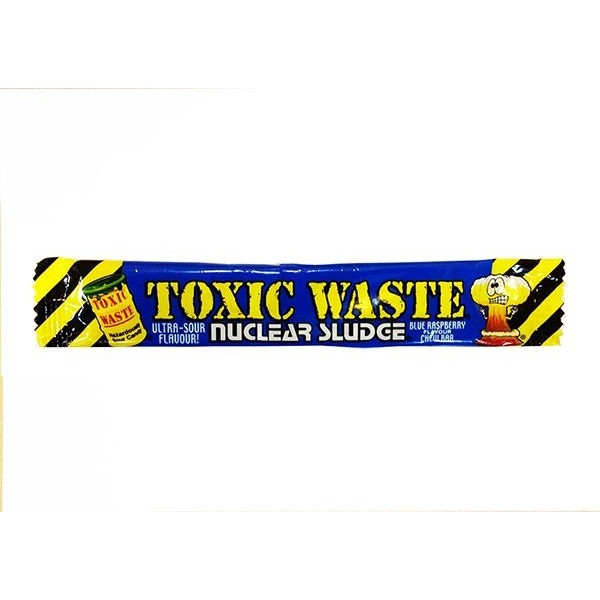 Жев.конфета "TOXIC" синяя-Малина 20грх50шт /TOXIC WASTE/Пакистан