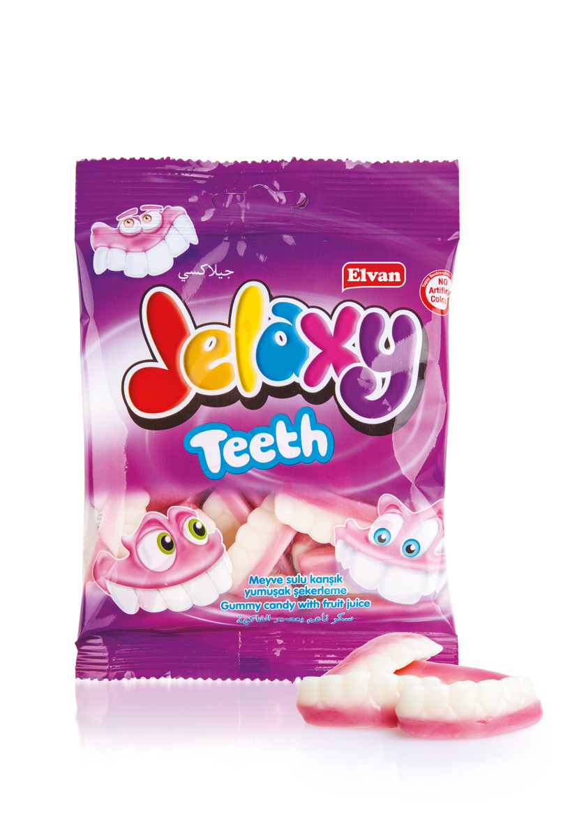 Жев. мармелад Jelaxy Teeth Зубы 80 гр. (12 шт. в упаковке)
