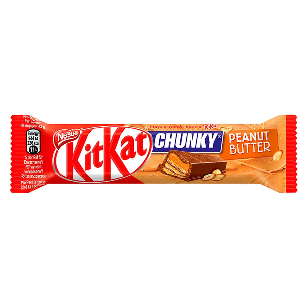 Шоколадный батончик Kit Kat CHUNKY Peanut Butter 40 гр.