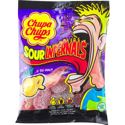 Жев.мармелад Chupa Chups Sour Infernals 120 гр