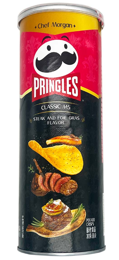 Чипсы PRINGLES Стейк и Фуа-Гра  80 гр (24 шт в упаковке)