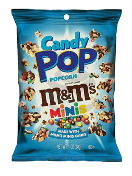 Попкорн Candy Pop M&M's Mini 28 гр (8шт-упак)