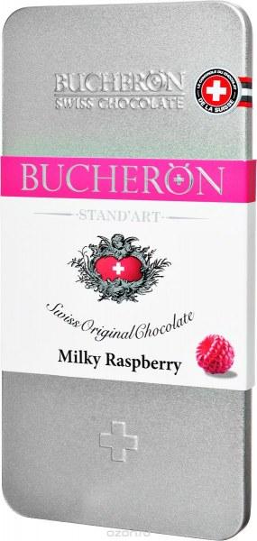 Bucheron молочный шоколад с малиной в железной упаковке 100гр (10шт - упак)