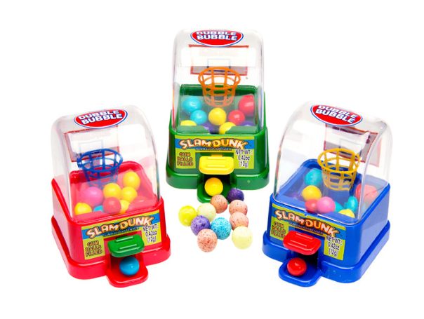 Жевательная резинка в диспенсере Kidsmania Slam Dunk  Dubble Bubble Баскетбол12гр