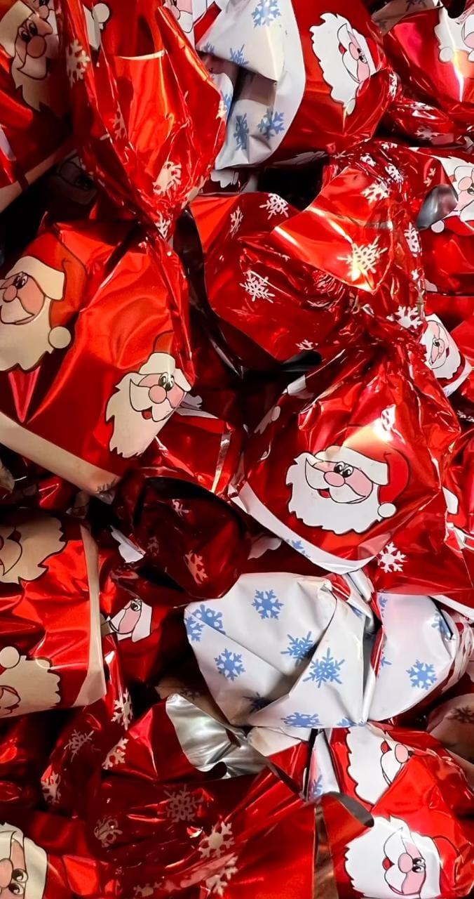Конфеты шоколадные SANTA новогодние 1кг /Италия SOCADO/