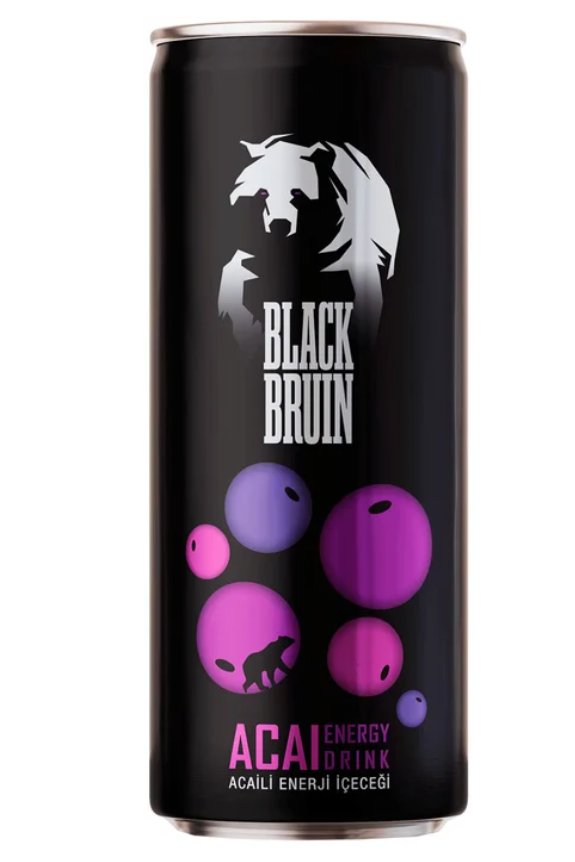 Энергетический напиток Black Bruin Acai 250 ml (12 шт в упак)