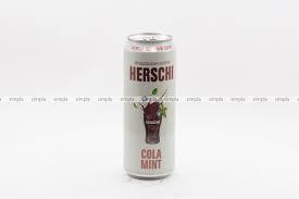 Напиток б/а газ. HERSCHI Cola со вкусом Мятной Колы 450 мл Россия ж/б