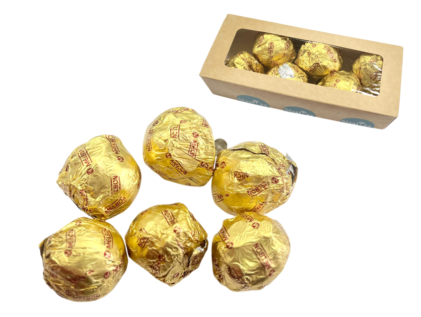 Конфеты ШАРЫ в вафельной оболочке с ореховым кремом и фундуком 200гр / Melbon / Греция (Ф)