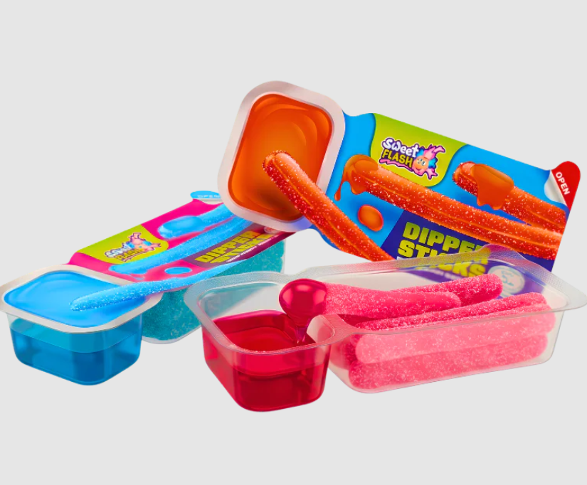 Жидкая конфета и мармелад Dipper Sticks 65 г / Sweet Flash