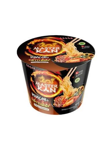 Лапша Master Kan Kimchi Chilli с говядиной стакан 100гр