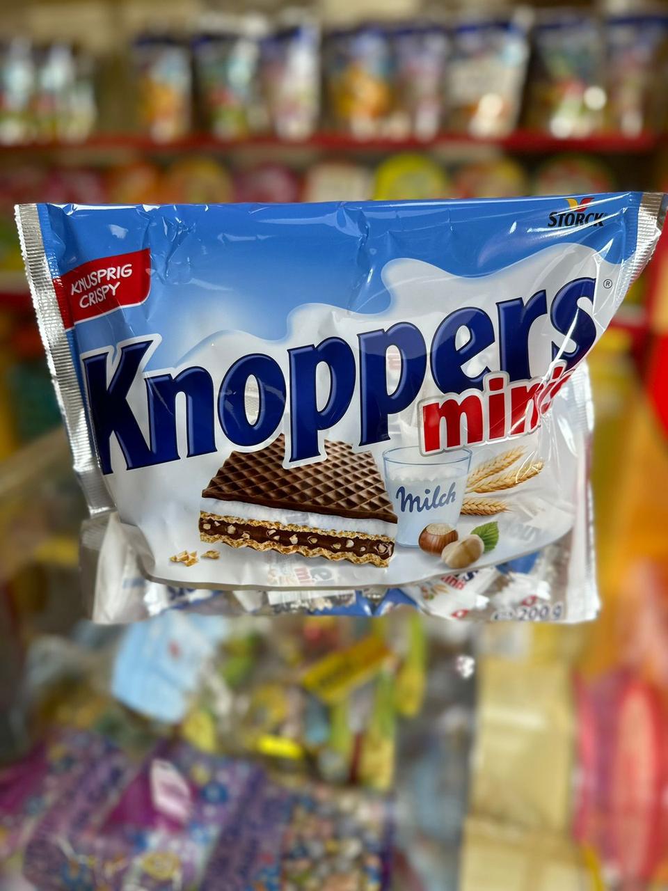Вафли Knoppers Mini 200гр
