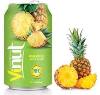 Напиток Vinut Pineapple АНАНАС 330ml (24шт-упак) / Вьетнам