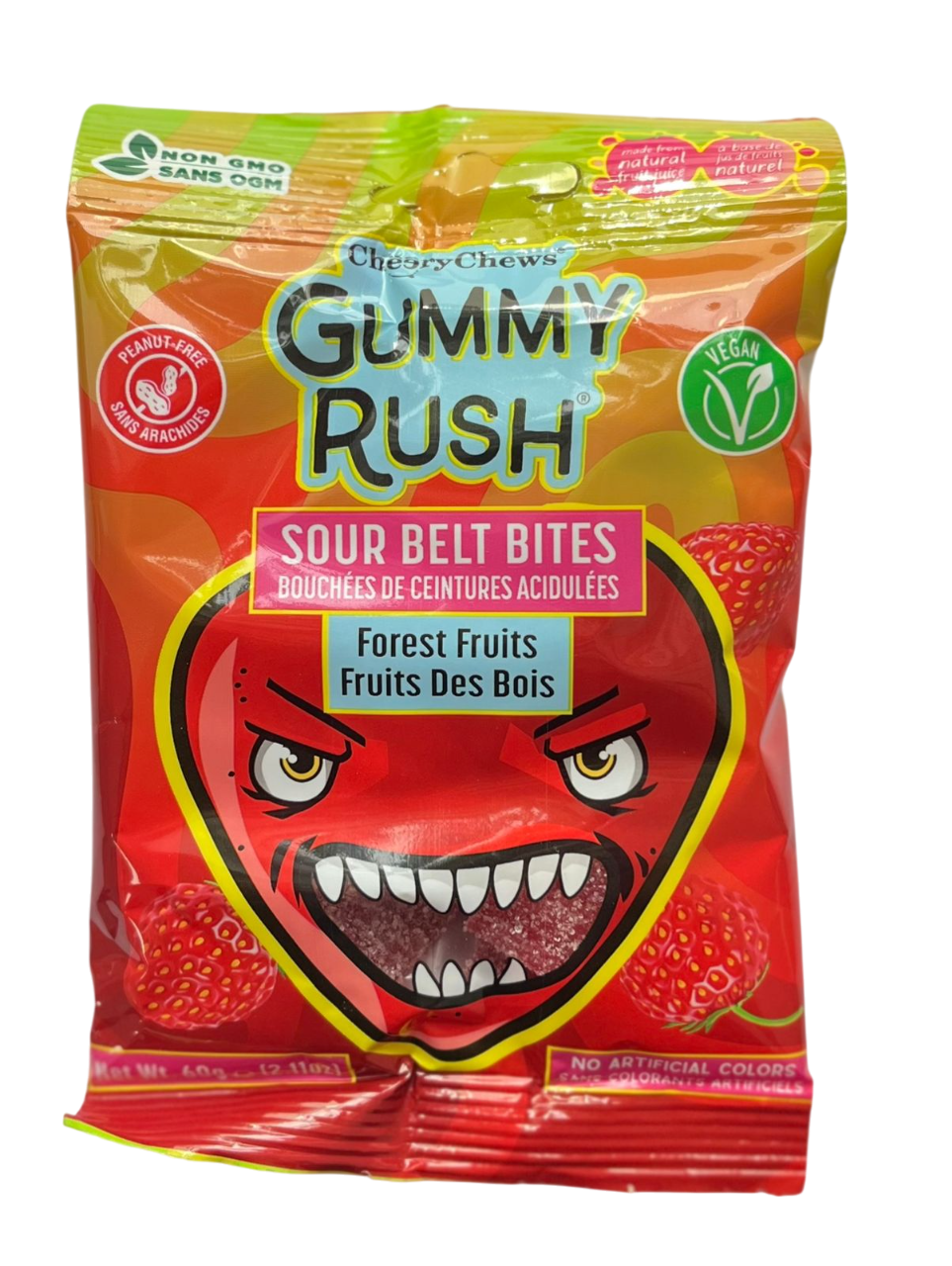 Жев.мармелад Кислые язычки Forest Fruits 60 гр / Gummy Rush