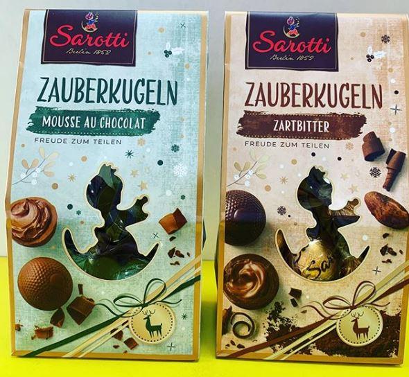 Шоколадные конфеты Sarotti Zauberkugeln 150 гр (марципан, нуга)