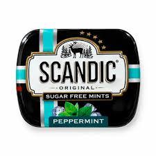 Конфеты Scandic без сахара со вкусом "Перечная мята"   14гр
