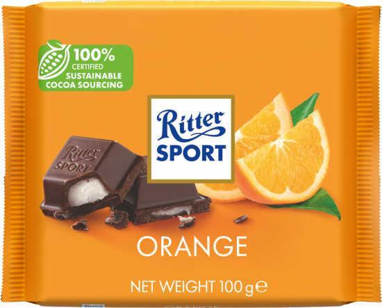 Шоколад Ritter Sport Orange  100 гр