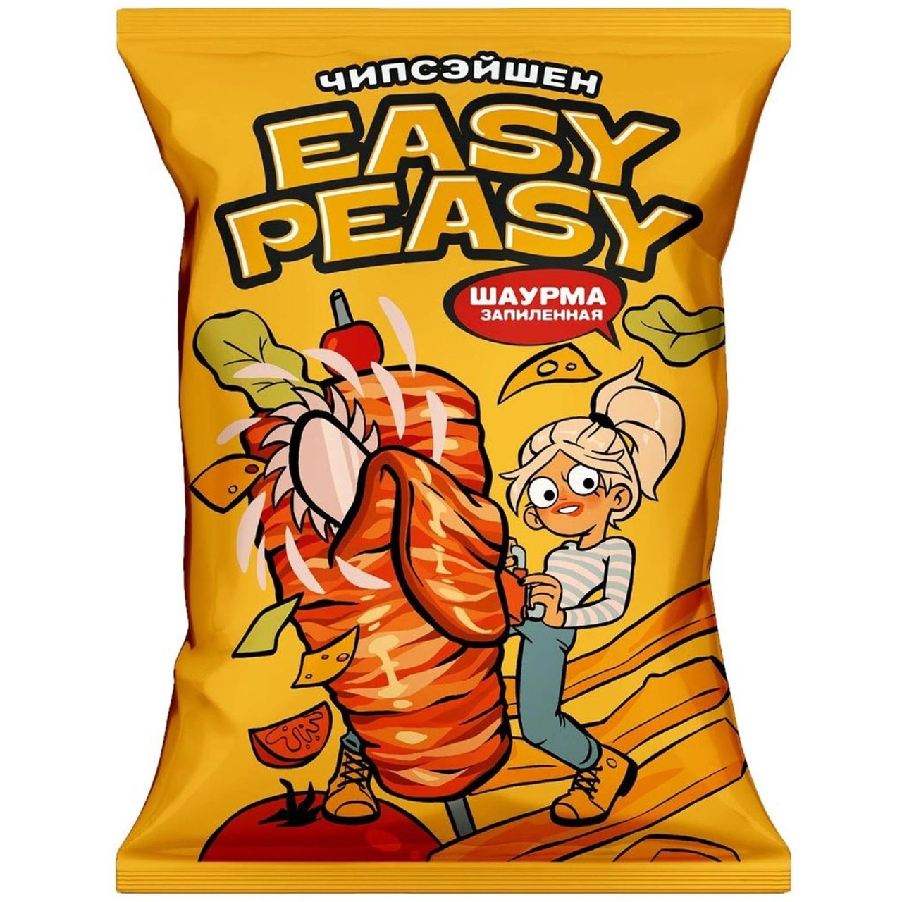 Чипсы EASY PEASY Шаурма  50 гр (12 шт-упак) /РОССИЯ/