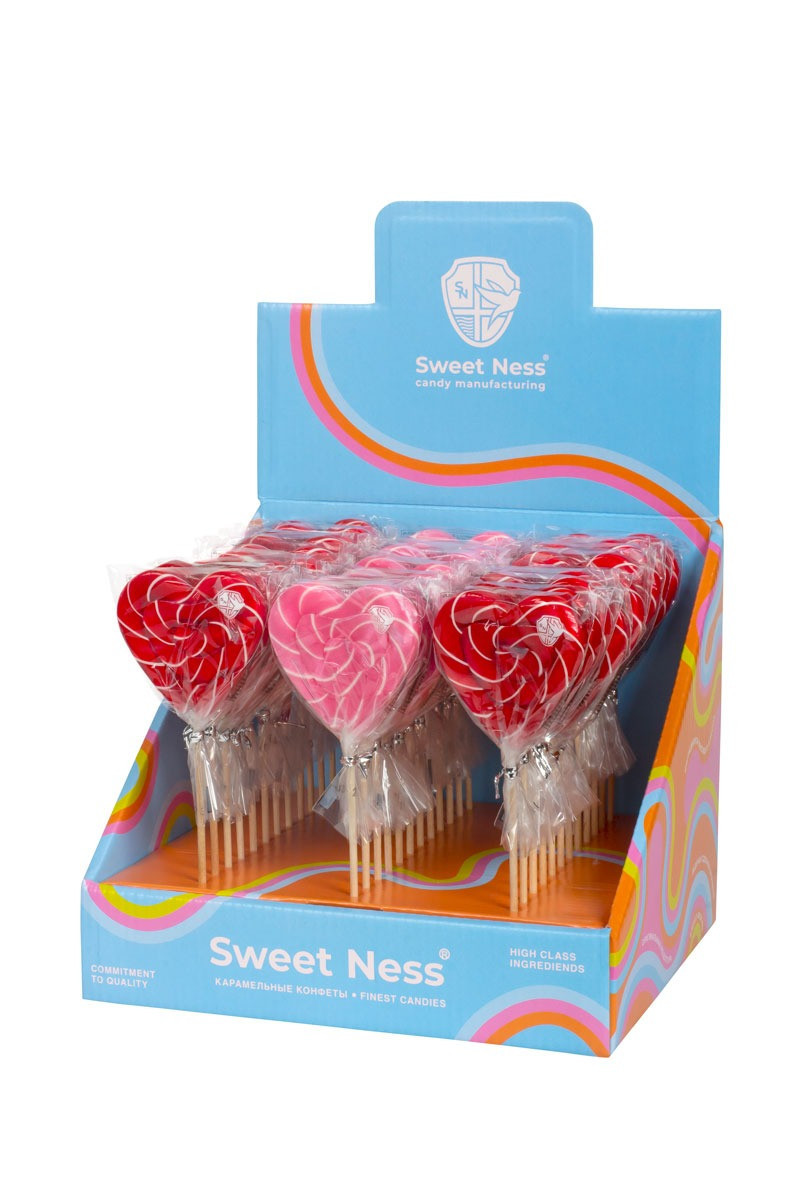 Шоубокс "Сердечки" 30 гр. (36шт-упак) Sweet Ness