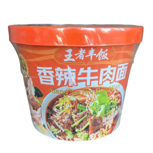 Лапша быстрого приготовления Ванджэ Фэн Фань Со вкусом острой говядины 119 гр Китай