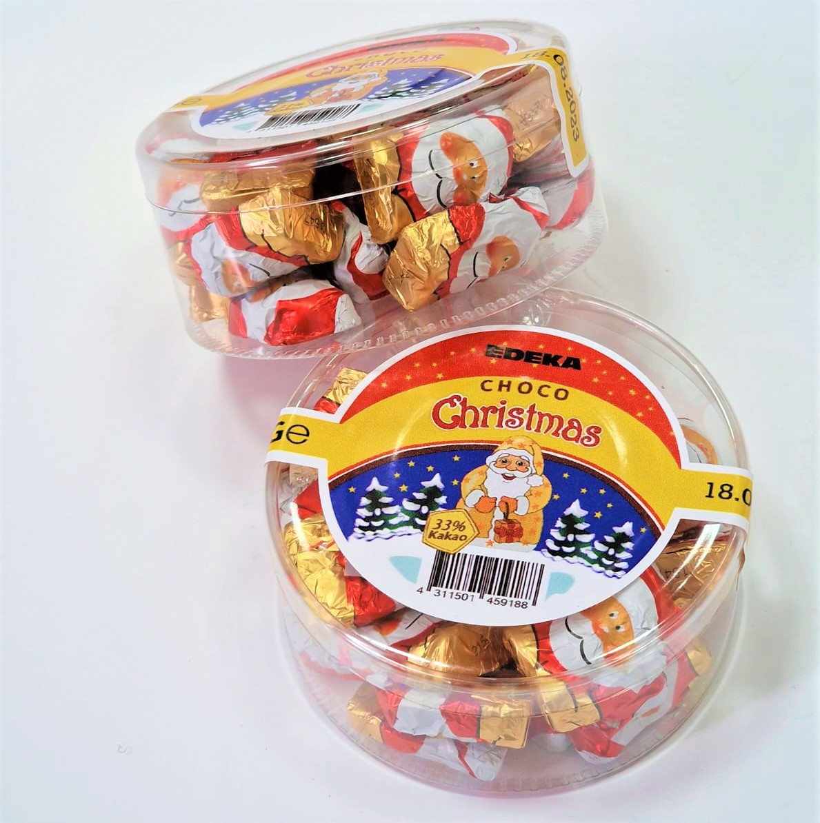 Шоколадный Дед мороз choco christmas 125гр EDEKA /Германия/