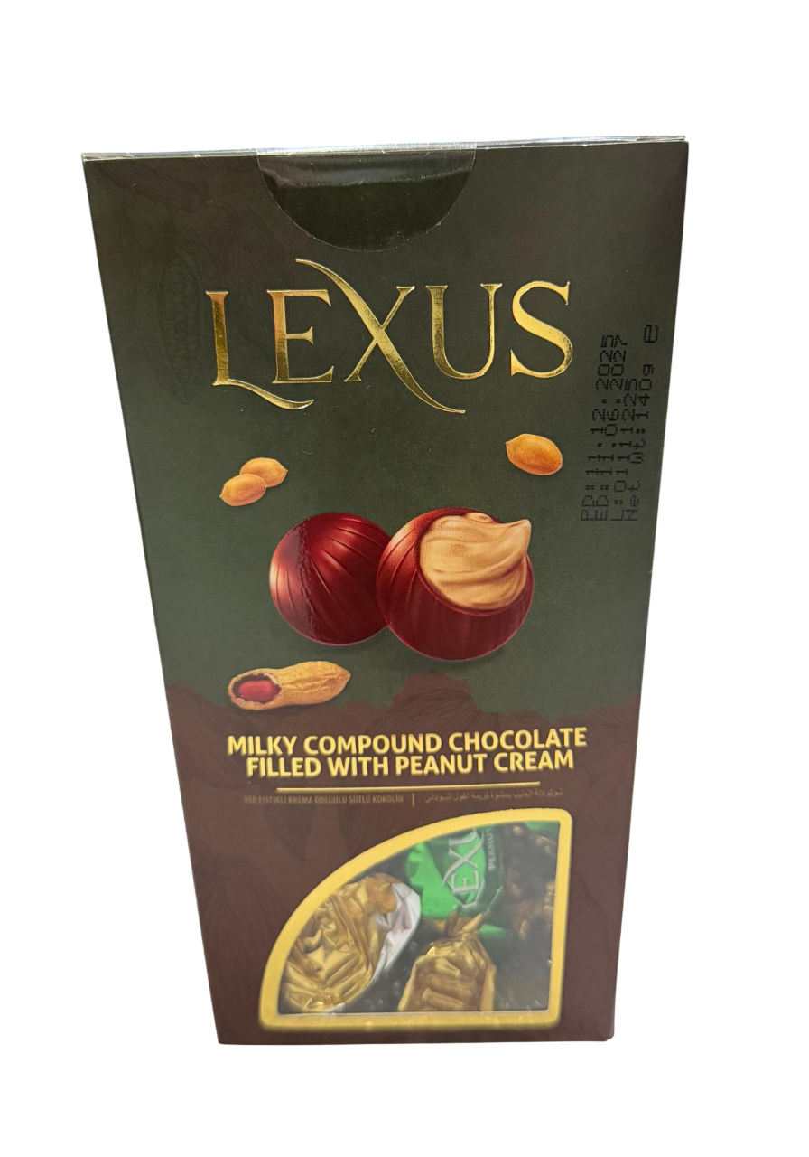 Шоколадные конфеты Lexus Peanut 140 гр / Турция