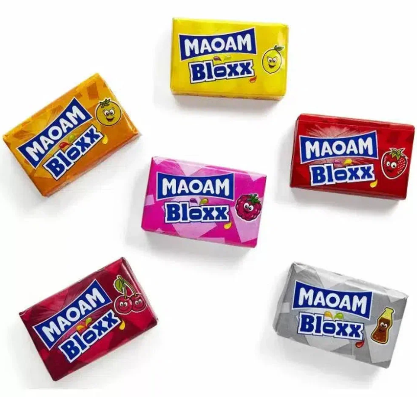 Жевательные конфеты Haribo Maoam Bloxx АССОРТИ 22гр (5 конфет внутри)