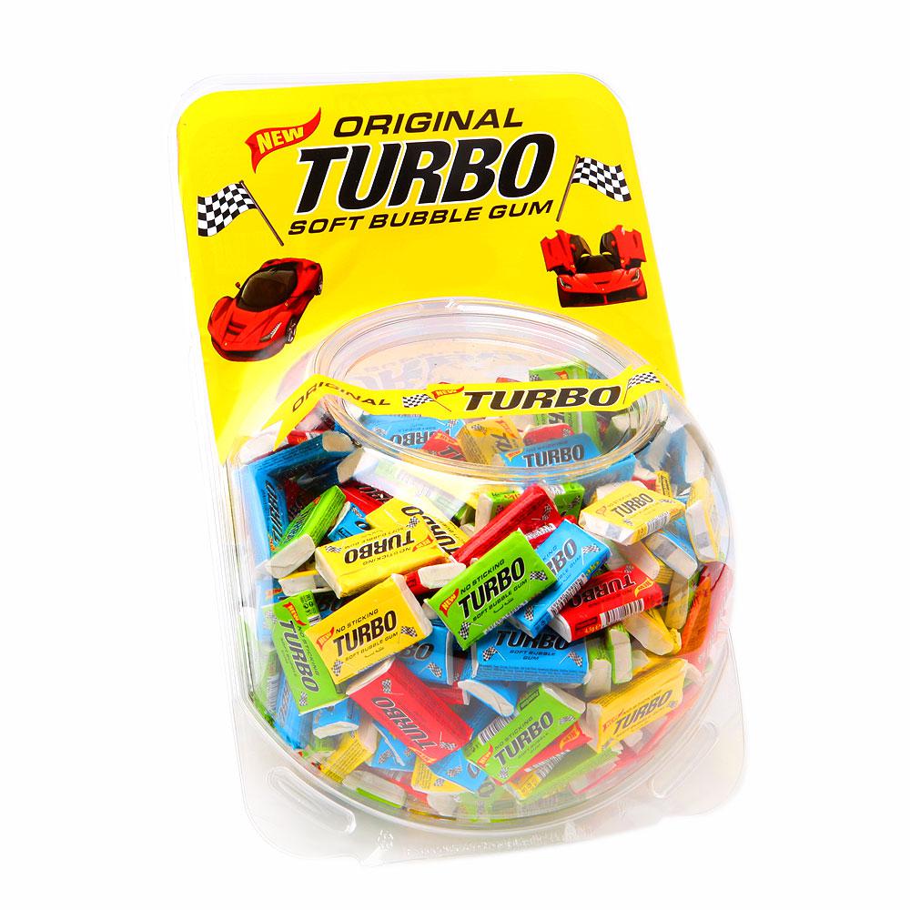 Turbo жевательная резинка штучно 4,5 гр  (Сфера 300шт в упак)