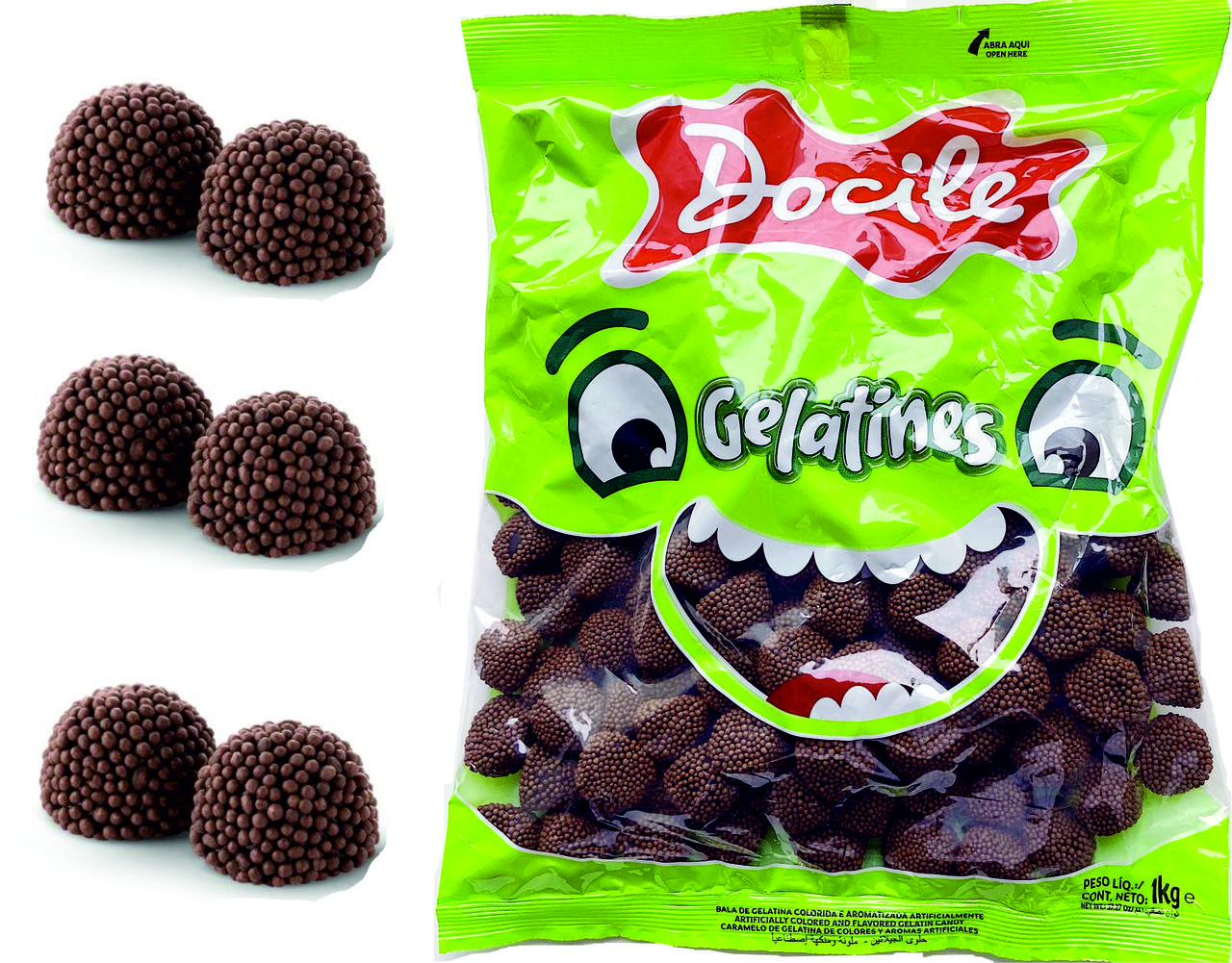 Жев. мармелад Ягоды в обсыпке Шоколад Docile Сhocolate Candy 1 кг