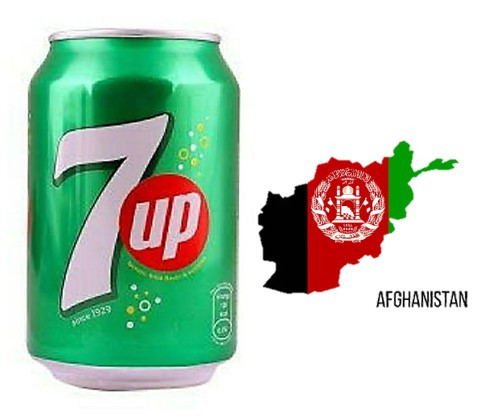 Газированный напиток 7UP 300ml АФГАНИСТАН (24 шт в упаковке)