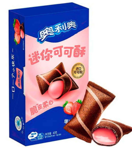 Подушечки Oreo Mini Cocoa Crisp Fried Juice Berry 40 гр (24 шт в упак)