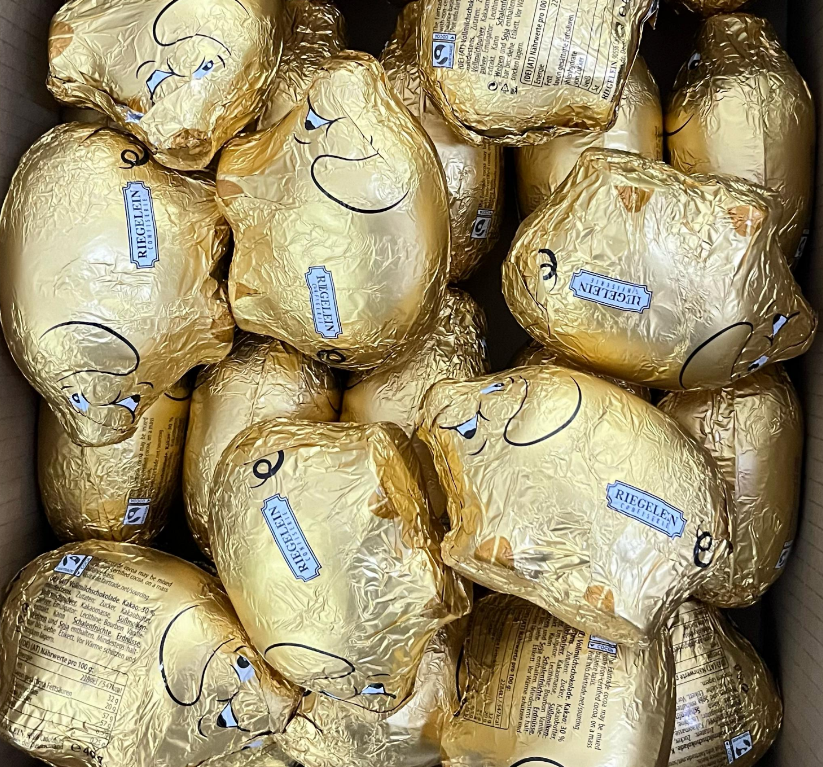 Шоколадный поросёнок Riegelein 40 гр
