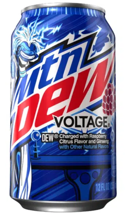 Газ.напиток Mountain Dew VOLTAGE  355 мл США (12шт-упак)