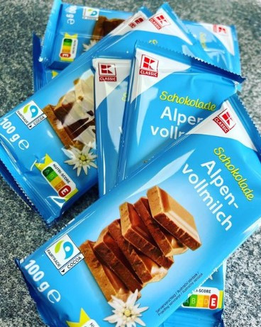 Молочный шоколад Alpen Vollmilch 100гр. /Германия/