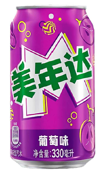 Газ.напиток MIRINDA Виноград 330ml КИТАЙ (24 шт в упаковке)