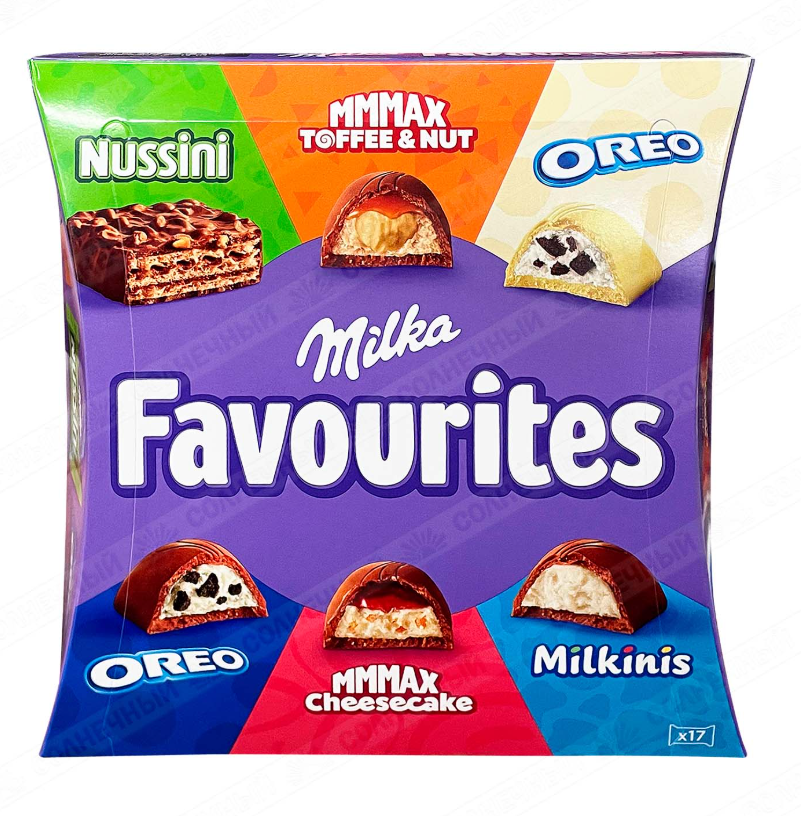 Шоколадные конфеты Milka Favourites 141 гр